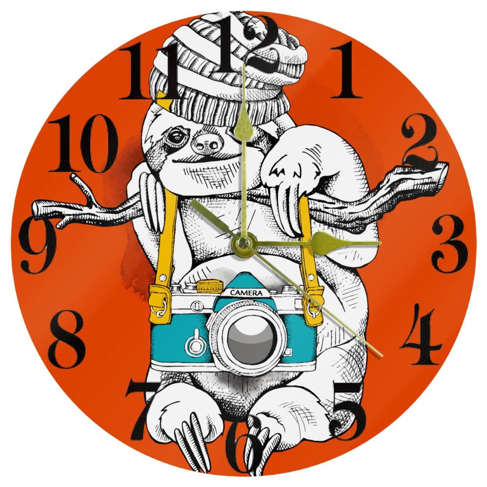 Horloge murale silencieuse pour un sommeil sans tic-tac stressant