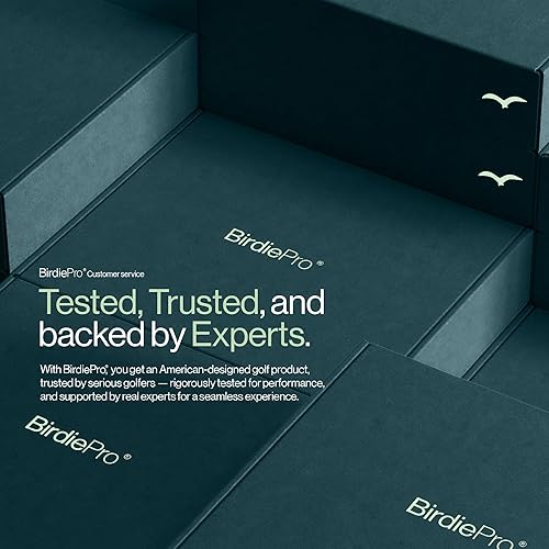 Miniatura 9 de BirdiePro - Red de práctica de golf American Pro, red de golf resistente de 10 x 7 pies con objetivo EchoShield y red FlexWeave, patio trasero de