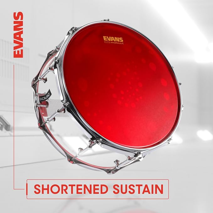 Evans Drum Heads Hydraulic Glass Tompack Rock 10, 12, 16 inch miniatura 3