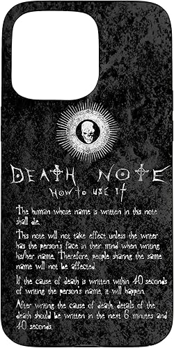 Vista 29 de Funda para iPhone 15 Death Note Cómo usarlo