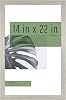 MCS Studio Gallery 14x22 Poster Frame Gray Woodgrain, Vertical & Horizontal Wall Hanging Large Picture Frame for Photos, Posters & Art Prints 1-Pack