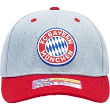 Fan Ink Bayern Munich Nirvana Adjustable Slider Buckle Hat/Cap | Red/Denim