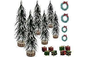 18Pcs Mini Christmas Trees for Decoration
