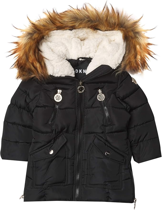 dkny black puffer jacket