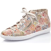 Rieker Women Lace-Up Shoes L9427, Ladies Casual lace-up Shoes,Removable Insole