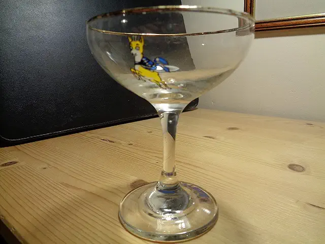 1970's Babycham Glass - Vintage Cham Glassware for Collectors