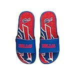 FOCO Buffalo Bills NFL Mens Wordmark Gel Slides - M