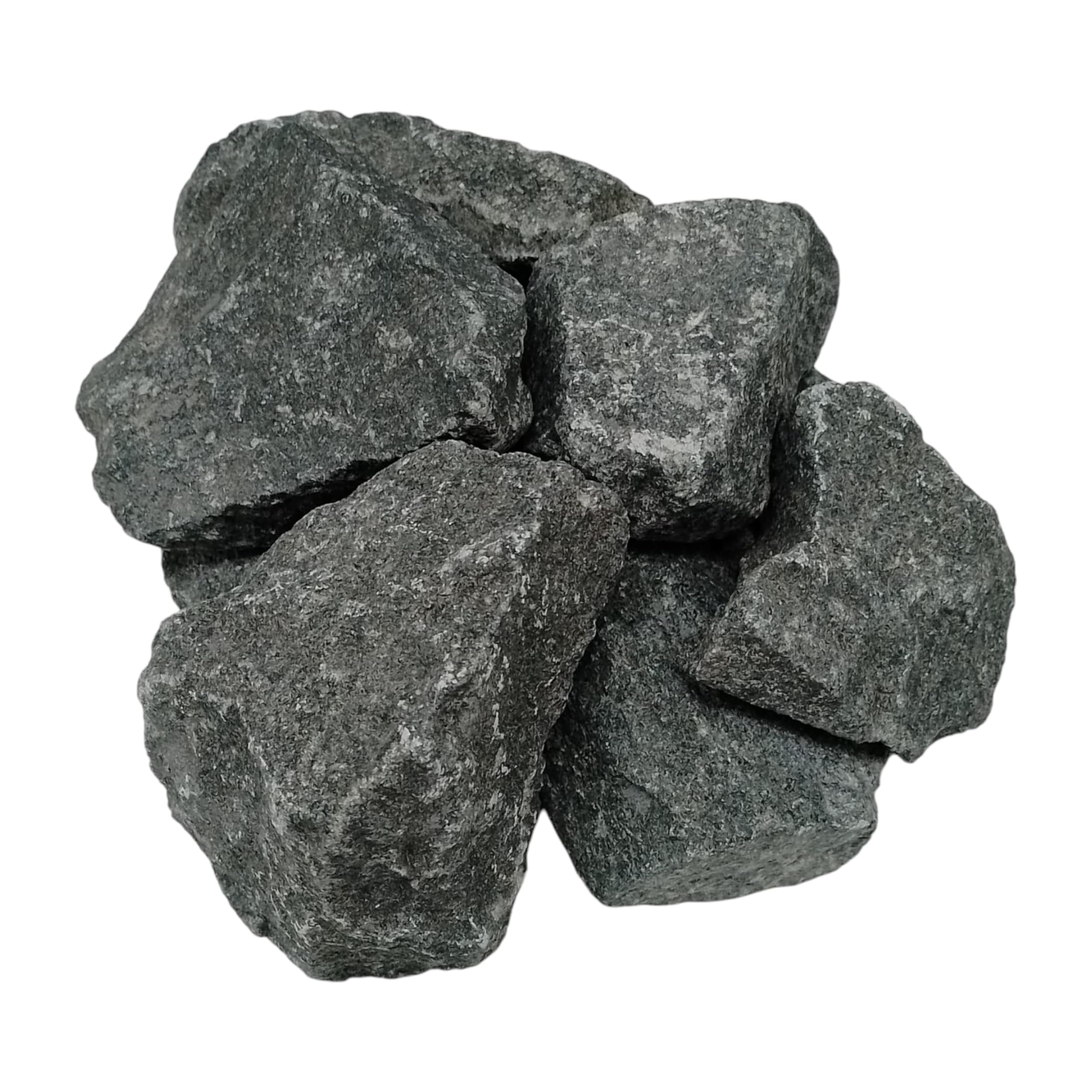 Saunasteine 20 kg Olivine-Diabase Super XXL Größe 13cm bis 20 cm Schadstofffrei, Hand ausgewählt Sauna Aufgussmittel geeignet für Elektro- oder Holzsaunaöfen Saunazubehör TÜV geprüft Asbest frei