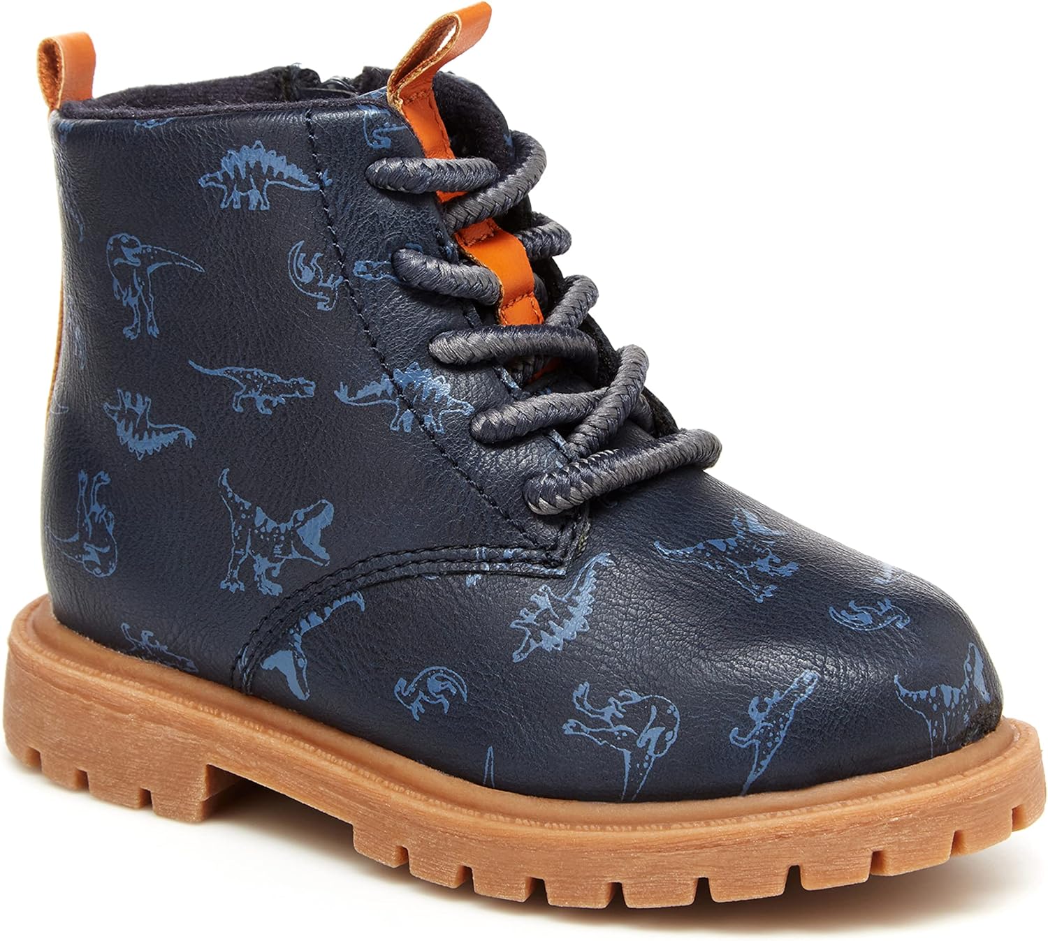 carter's Boy's Acosta Fashion Boot, Navy, 4 Toddler