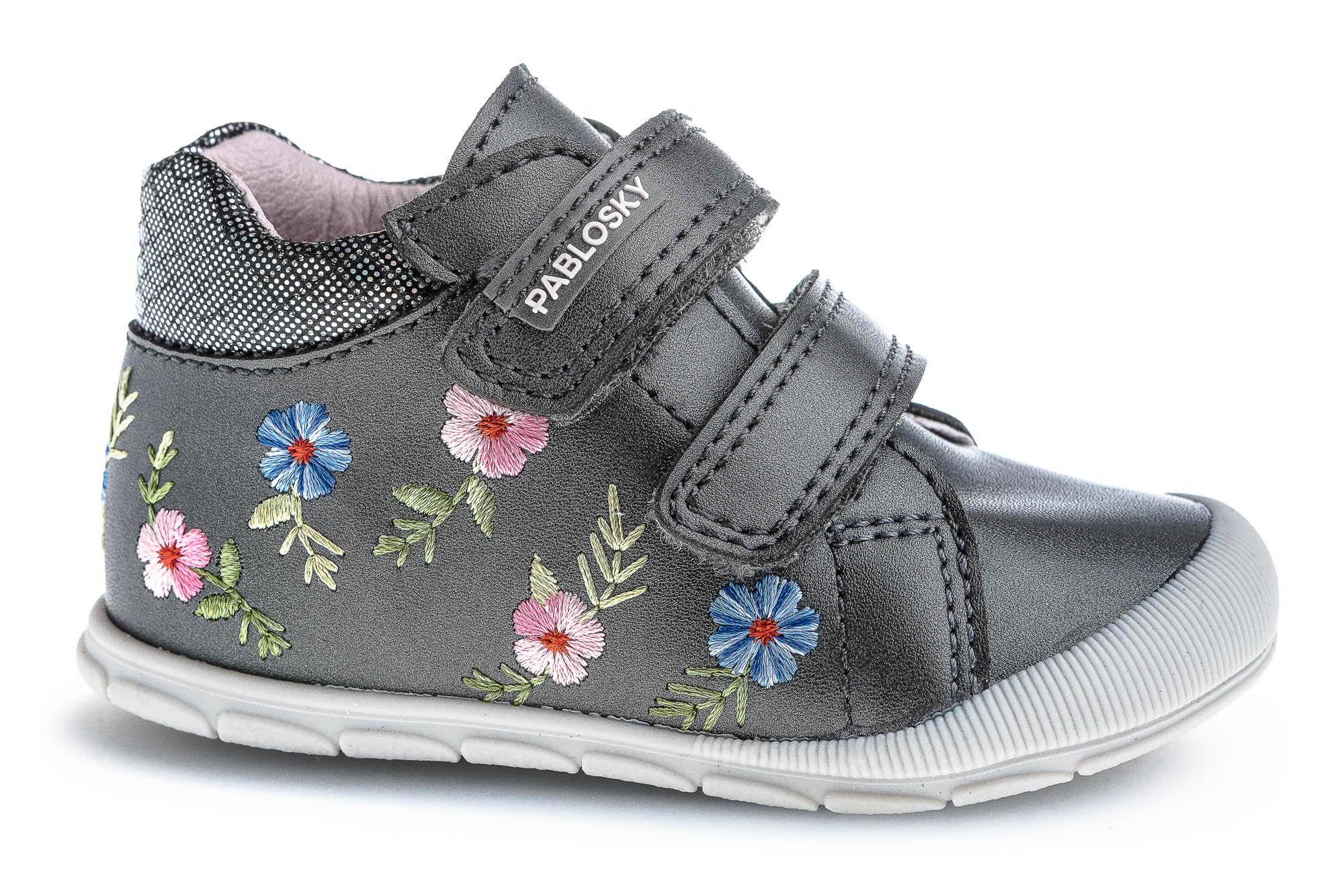 Pablosky Fille Ziggy 059755 bottines confortables faciles à enfiler