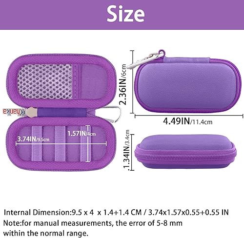 Vista 39 de Khanka Funda rígida de repuesto para AliveCor Kardia Mobile ECG/KardiaMobile 6L EKG (oro rosa)