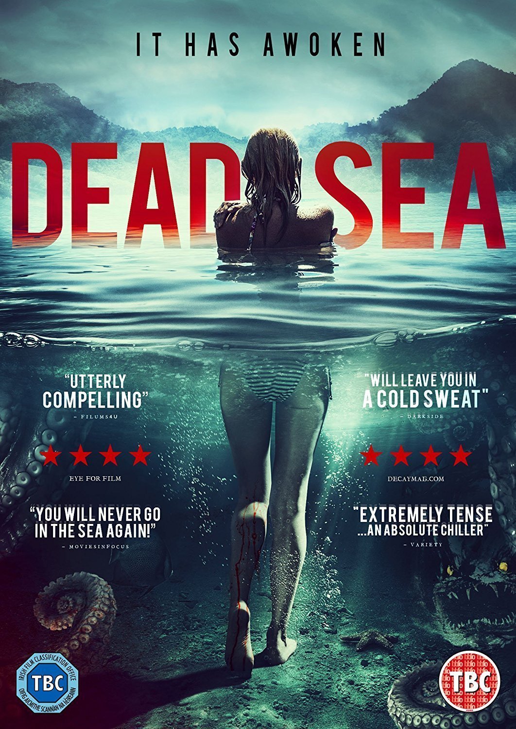Dead Sea DVD de terror marino y suspense en formato físico para cinéfilos