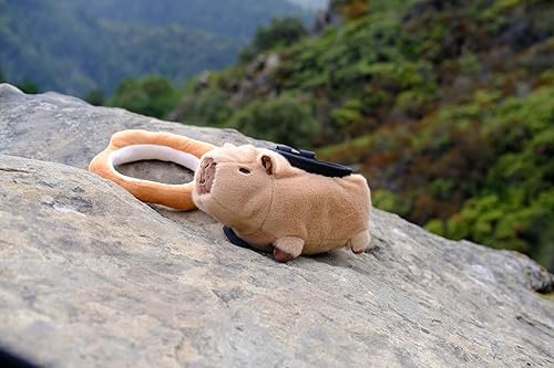 Miniatura 6 de Bolsa de tiza para escalada en roca, bonita bolsa de tiza de felpa para bouldering, gimnasio, escalada en interiores y exteriores, cierre de cordón,