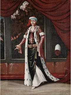 Artery8 Jean Baptiste Vanmour The Sultana Mother Painting Large XL Wall Art Canvas Print
