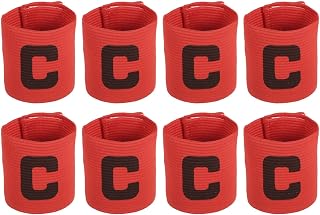 MECCANIXITY Soccer Captain Armband, Captain Arm Bands for Soccer Elastic Captain C Arm Band Sports Captain Armband for Football Team Training Youth & Adult