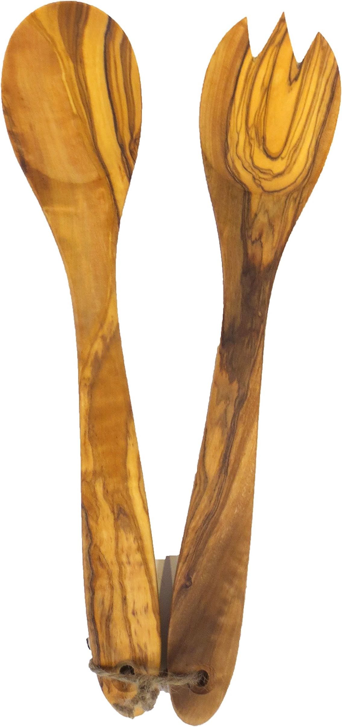 Olive Wood Salad Servers (10.5")