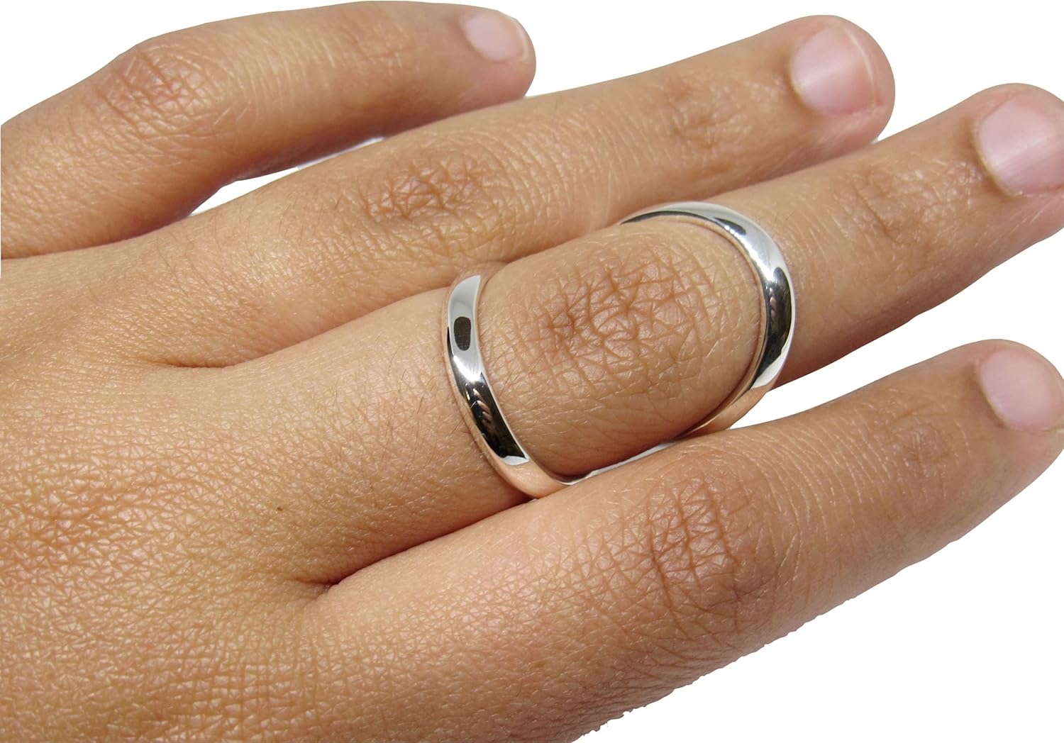 Evabelle Jewelry Sterling Silver Swan Splint Ring for DIP or PIP joint