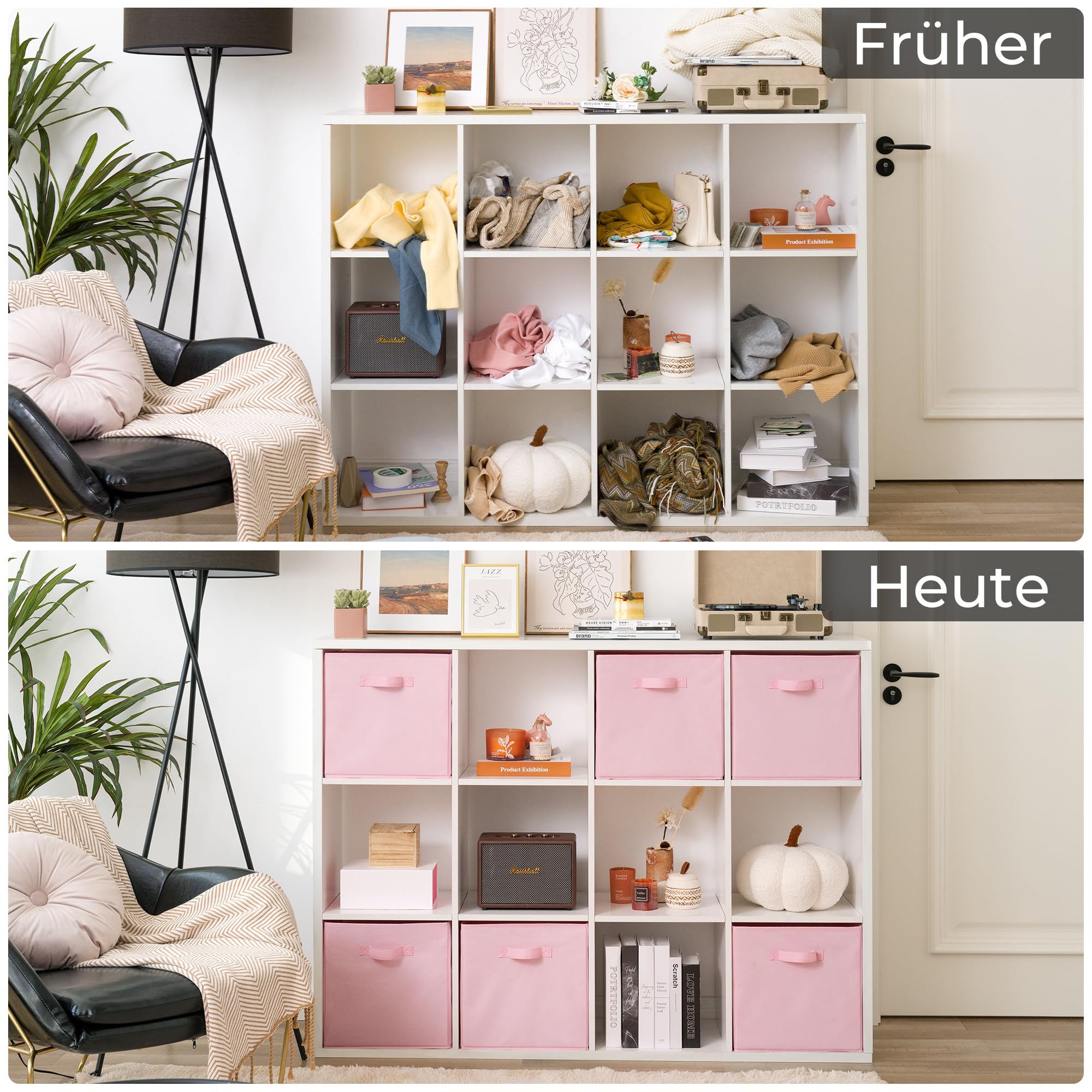 GRANNY SAYS Bündel aus Stoff-Storage-Würfel und Aufbewahrungsboxen mit Deckeln