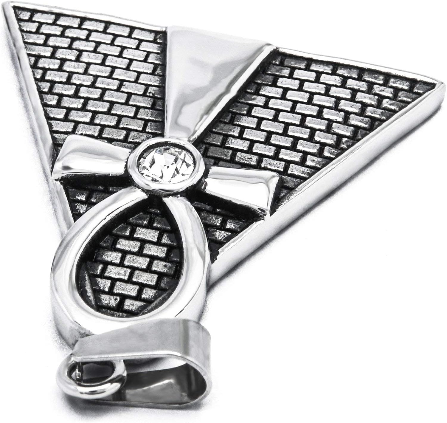 Egypt Pyramid Ankh Necklace Pendant Stainless Steel Chain Key of Eternal Life Spiritual Jewelry Men Women - Image 4