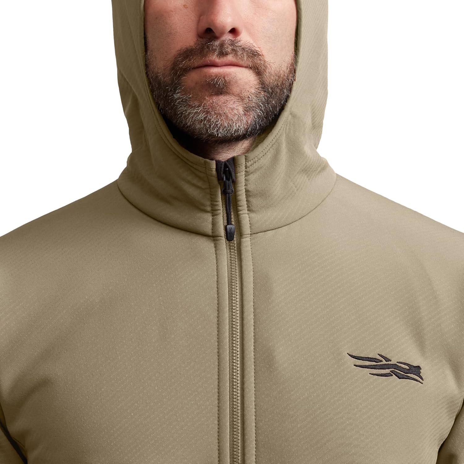 SITKA Alpha Fleece Hooded Waterproof Hunting Mens Jacket - Image 7