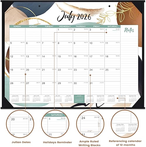 Miniatura 3 de Calendario 2025  Calendario de escritorio 2025, enero de 2025 a diciembre de 2025, calendario de escritorio grande de 12 meses de 17 x 12 pulgadas,