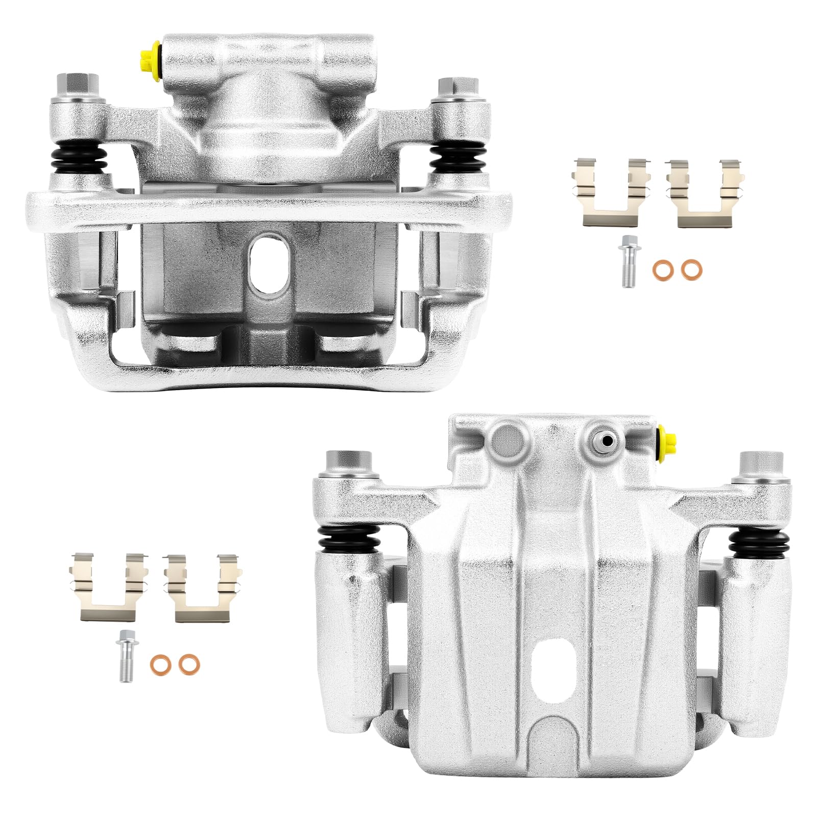 SCITOO Rear Driver &amp; Passenger Side Disc Brake Calipers 19-B3492 19-B3493 | Compatible For Mitsubishi For Eclipse 2006-2012,For Mitsubishi For Galant 2007-2009,With Bracket 2PCS