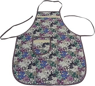 FAIRYGATEChefs Kitchen Aprons for Women Adjustable Neck Bib Apron with Pocket Kitchen Cooking Aprons for Cooking Baking Gardening
