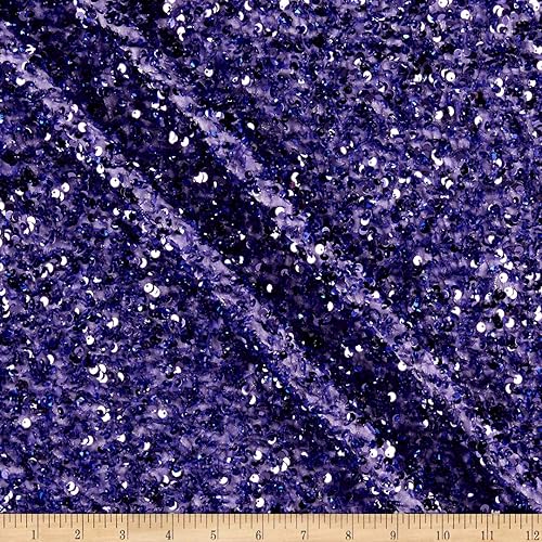 Miniatura 7 de Selectra Plus - Lentejuelas plateadas, blancas, tela de The Yard