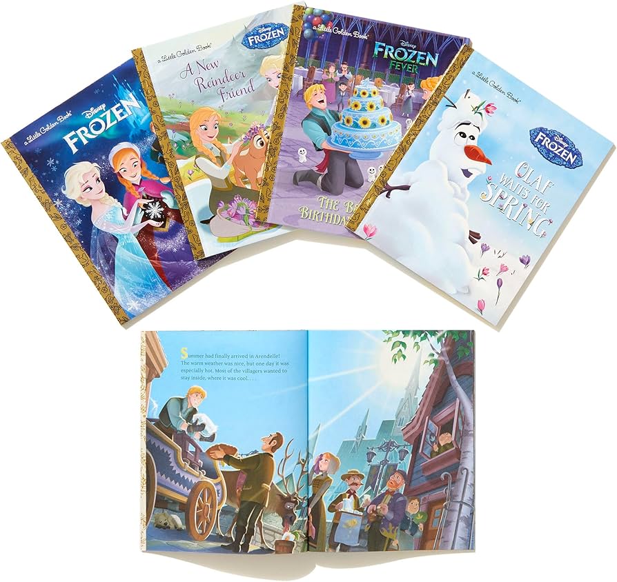 Frozen Little Golden Book Library (Disney Frozen): Frozen; A New