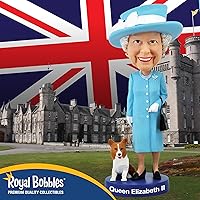 Vista 6 de Royal Bobbles Estatua coleccionable de la reina Isabel II Bobblehead