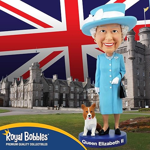 Miniatura 6 de Royal Bobbles Estatua coleccionable de la reina Isabel II Bobblehead