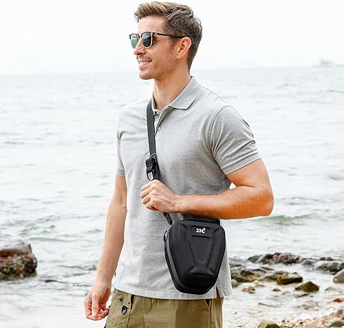 Miniatura 7 de Funda rígida para cámara Canon EOS R50 R100 R10 R8 R7 R6 Mark II R5 Nikon Z8 Z7 II Z6 II Sony A7M4 A7M3 A7R5 A7R4 con lente, bolsa para cámara EVA