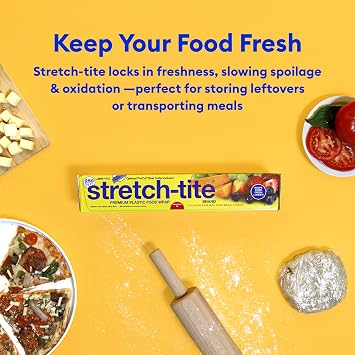 Stretch-Tite Wrap'n Snap 7500 Dispenser, Easy Refill and Cutter for Plastic Wrap