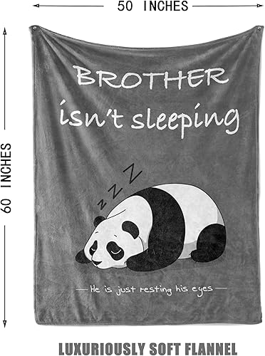 Miniatura 2 de Regalos para hermano, manta para hermanos, regalo para hermanos de hermana, manta para siesta, regalo para hermanos para Navidad, día del padre,