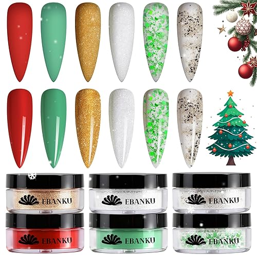 EBANKU Juego de polvos acrílicos de 4 colores, polvo acrílico transparente rosa y blanco para extensión de uñas acrílicas, larga duración, no