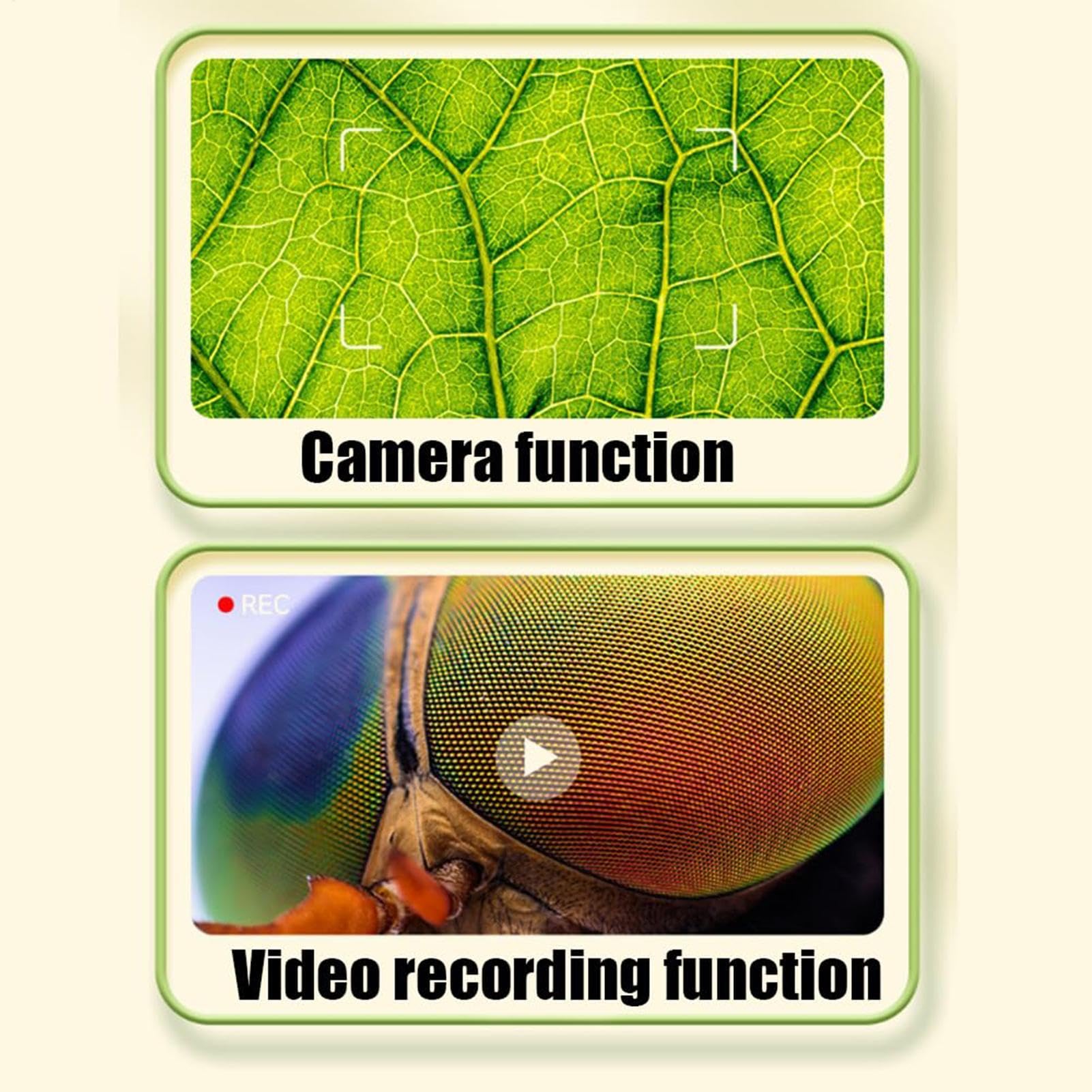 Microscopio - Microscopio portátil | Microscopio para niños | Microscopio