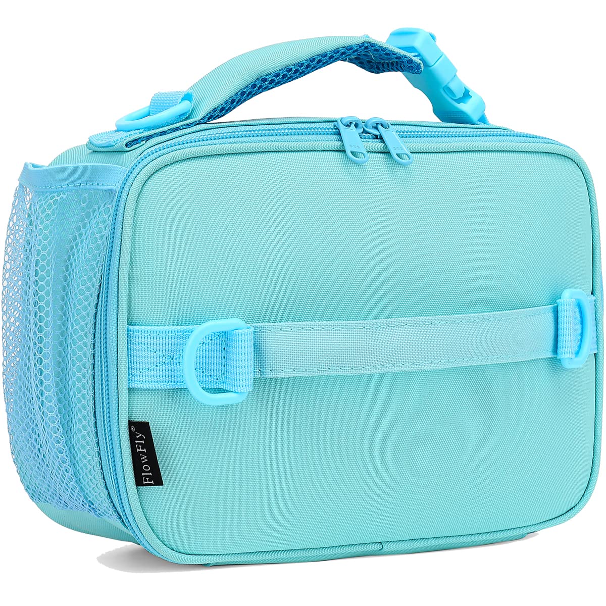 FlowFly Kinder-Lunchtasche – Isoliert, Mit Schultergurt & Flaschenhalter, Wasserabweisend