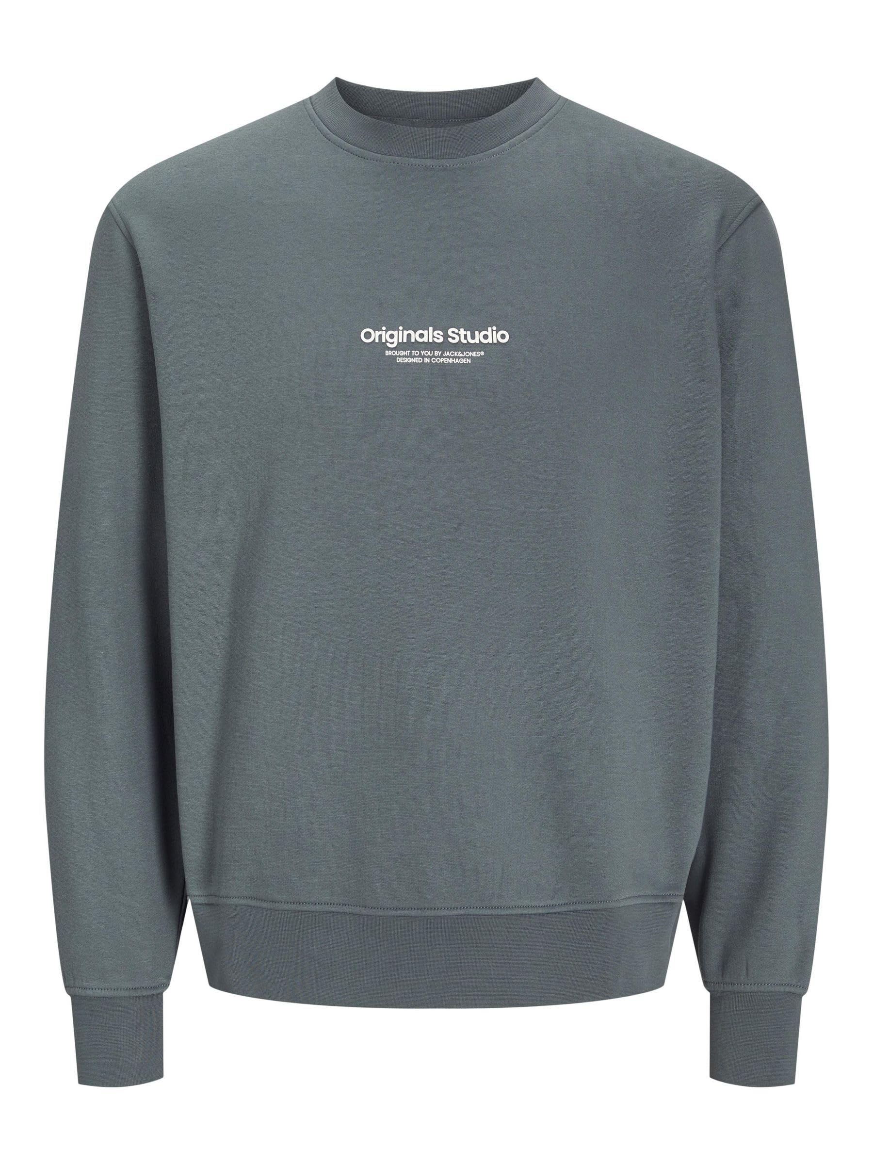 JACK & JONES Jorvesterbro Sweat Crew Neck Noos, stormy weather, XL