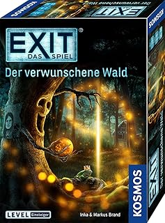 KOSMOS 695149 EXIT - Das Spiel - Der verwunschene Wald, Level: Einsteiger, Escape Room Spiel, EXIT Game für 1 bis 4 Spieler ab 10 Jahre, EIN einmaliges Gesellschaftsspiel