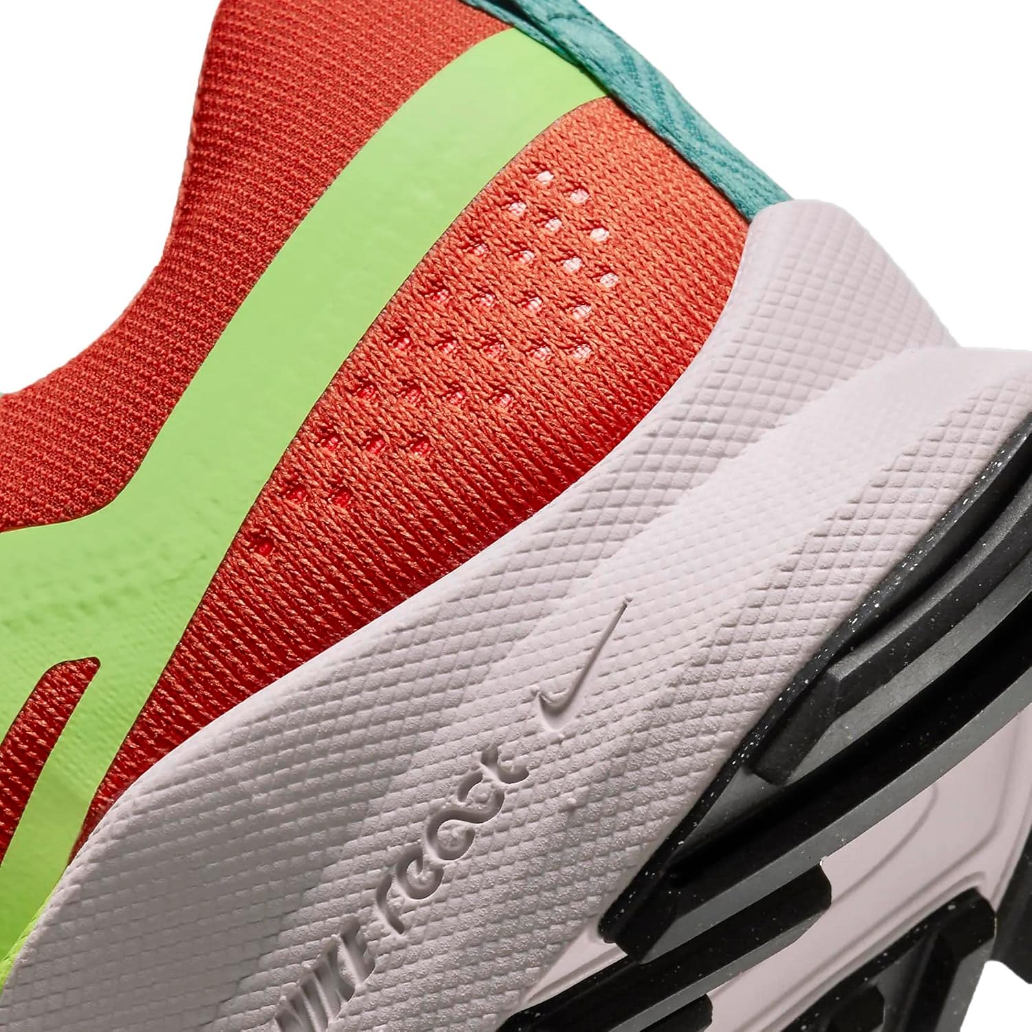 Nike Women's React Pegasus Trail 4 Running Shoes (Mantra Orange/Enamel Green/Bicoastal/Ghost Green, us_Footwear_Size_System, Adult, Women, Numeric, Medium, Numeric_6)