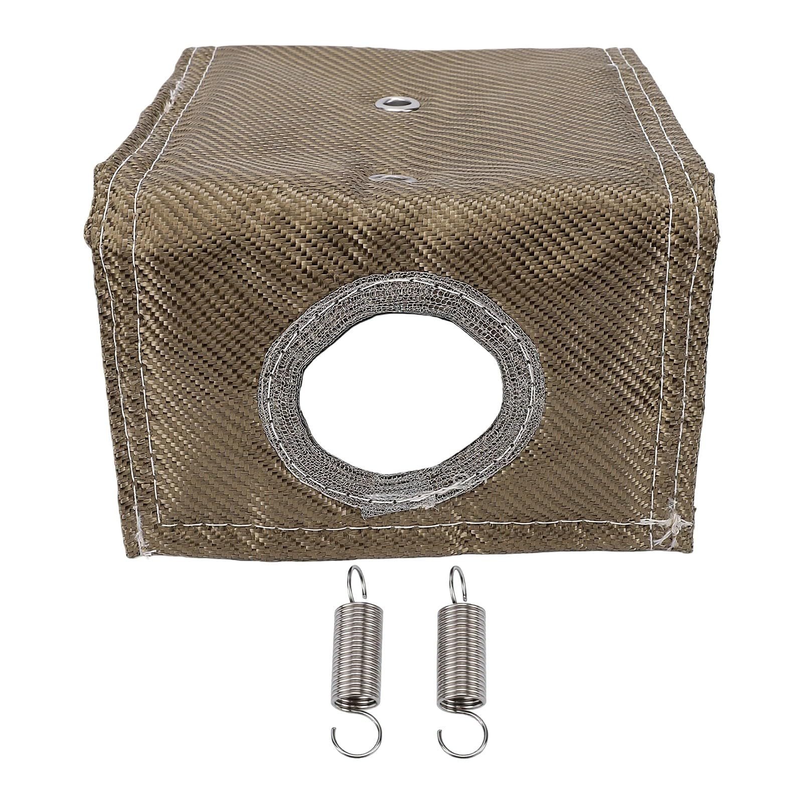 Fafeicy Koc Termiczny Tłumika Pasujący do Mini Koparki Rato 420cc | Osłona Termiczna z Włókna Szklanego i Folii Aluminiowej z Boku Zapięcia Sprężynowego 700°C 1292°F