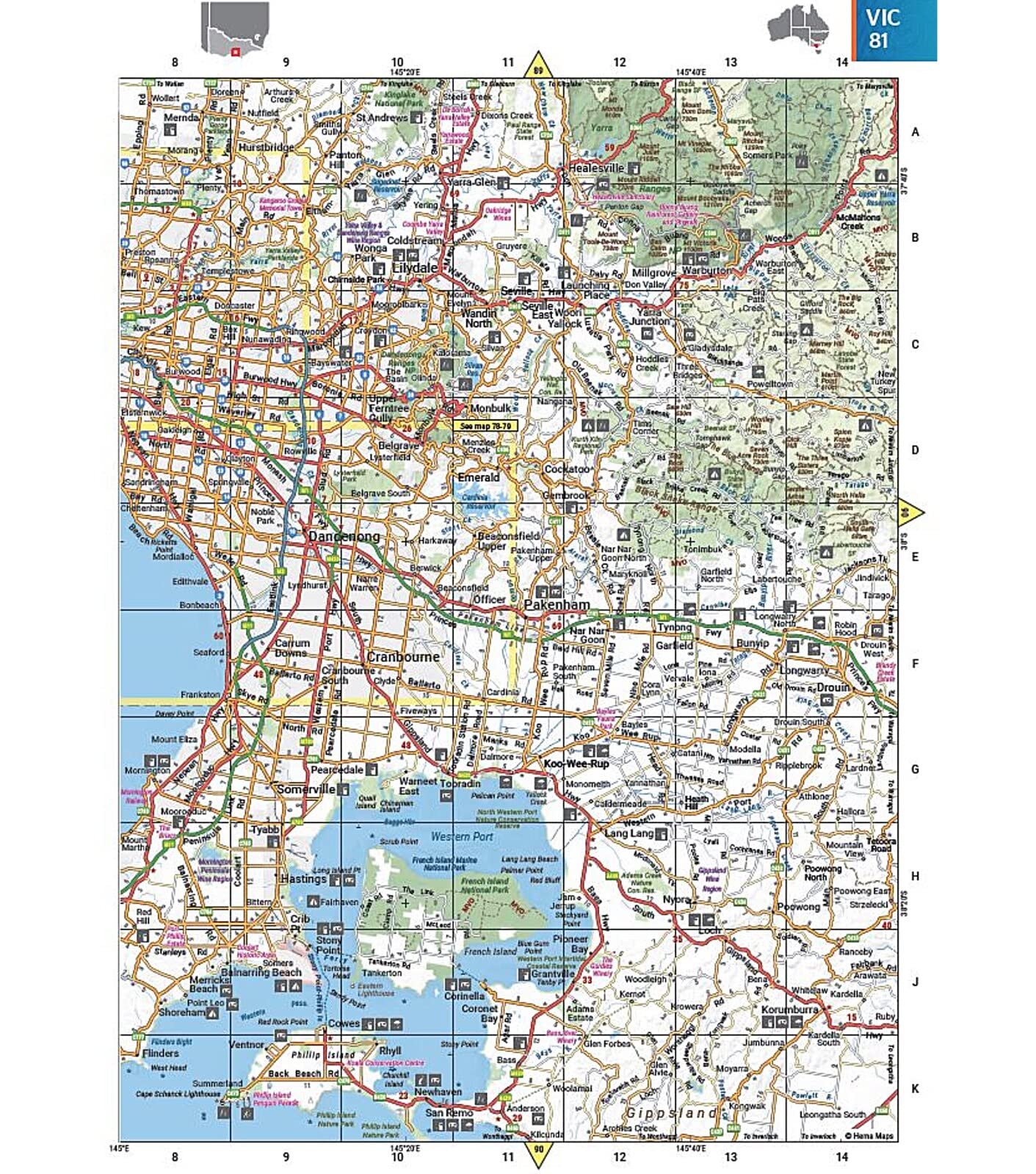 Australia Road & 4WD touring atlas A4