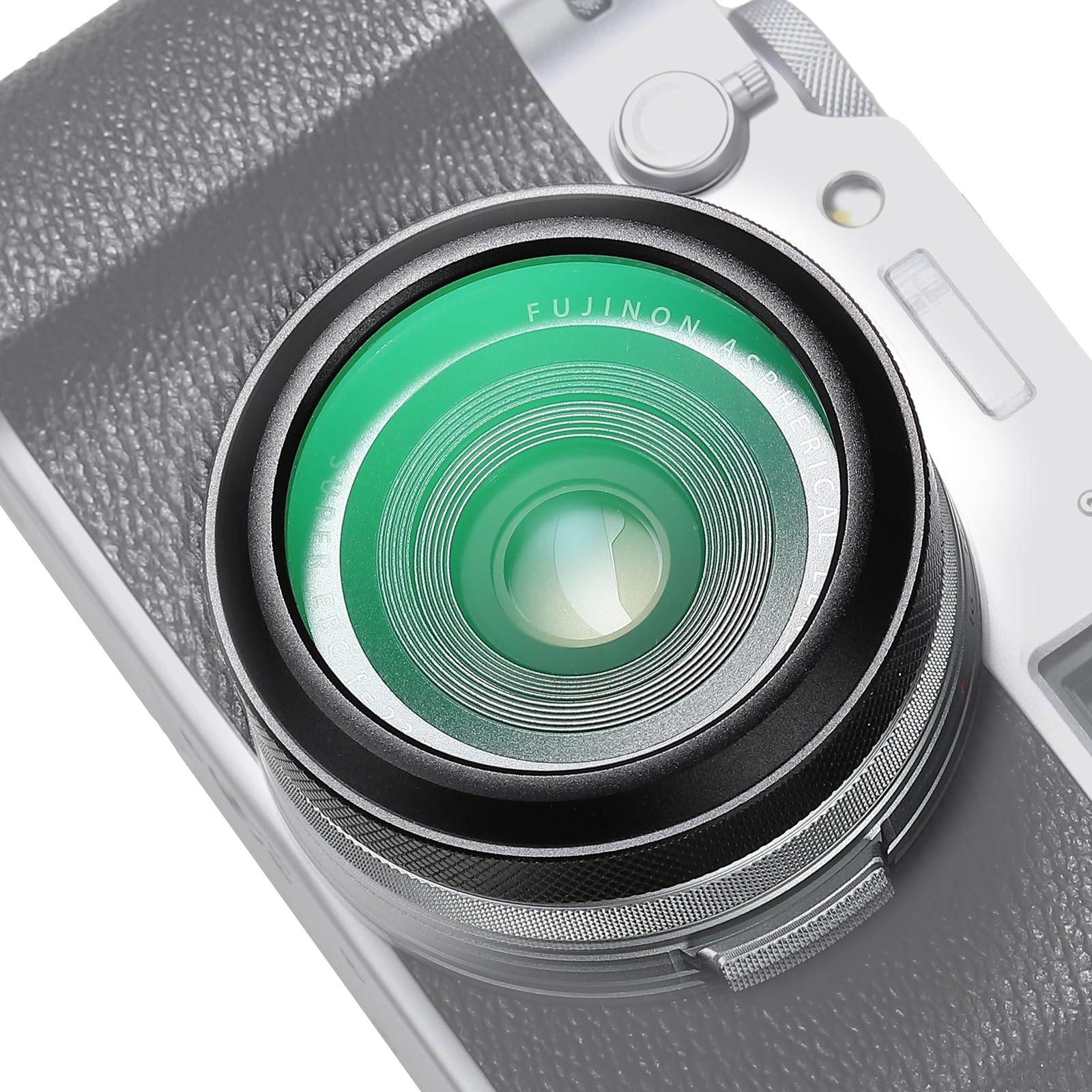 Haoge LUV-XVIB - Filtro HD per fotocamera Fujifilm X100VI Fuji X100V, accessori per fotocamera, multi impermeabile, nano rivestito in vetro ottico HD, con anello adattatore integrato, colore: nero