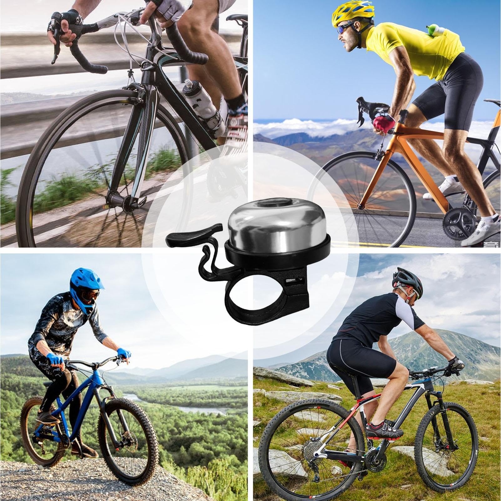 Amazon | 自転車のベル,クラシックアルミニウム小型自転車ベル | 大