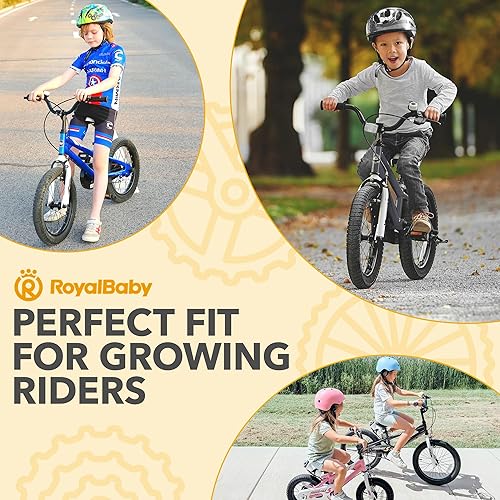 Miniatura 4 de RoyalBaby Kids Bike EZ Balance to Pedal Dual Handbrake Toddlers Boys Girls Bicycle 12-20 Inch for Age 3-10 Years