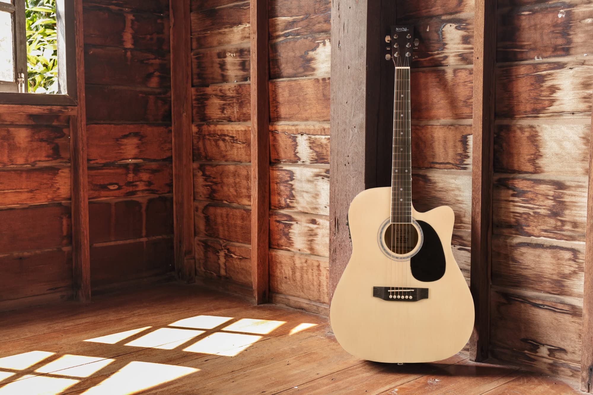 Rocktile WSD-8CE-NT Slim Line Set de Guitares Western, Général, Poids: 1 | Modèle: WSD-8CE-NT, 9 kg, Nombre de cordes: 6, Orientation: droitier, Corps, Forme du corps: Slim Line Dreadnought, Manche