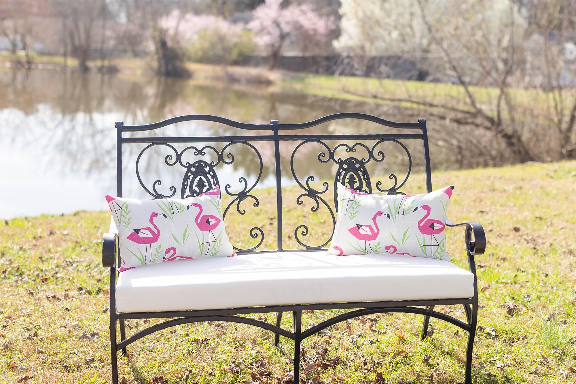 RSH DECOR: Lumbar Throw Pillows Set of 2 | 20” x 12