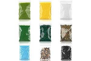 Nuanchu 9-Pack Native American Diorama Supplies Scenery Basing Material Kit: Creating Mini-Landscapes with Ease