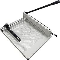 Vista 5 de HFS(R) 17" Heavy Duty Guillotine Paper Cutter - Stack Paper Trimmer-Cuts Up to 400 Sheets