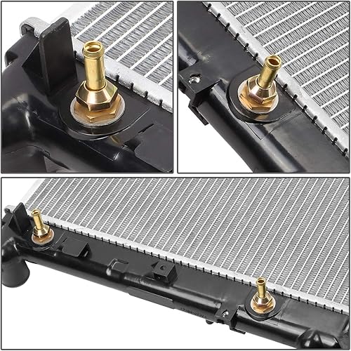 Miniatura 4 de DNA Motoring OEM-RA-2330 Reemplazo de radiador de enfriamiento de núcleo de aluminio atornillado estilo OE compatible con 00-01 Mazda MPV ATMT,